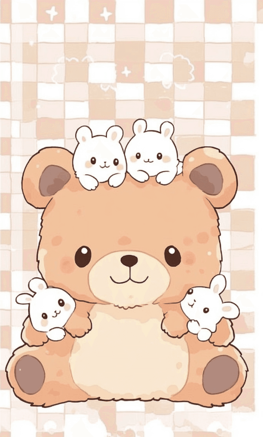 Bear 121 original repeating artwork