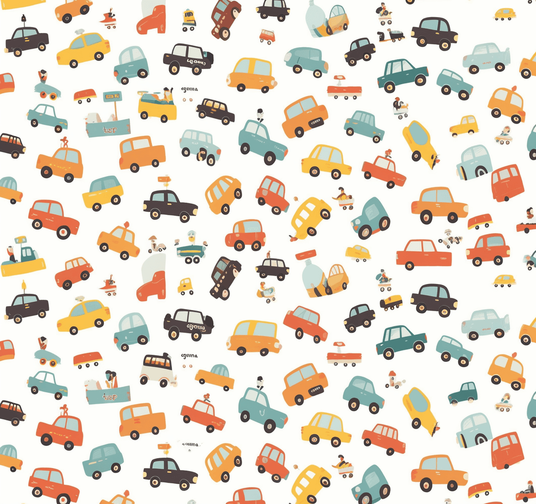 Car 496 original repeating artwork