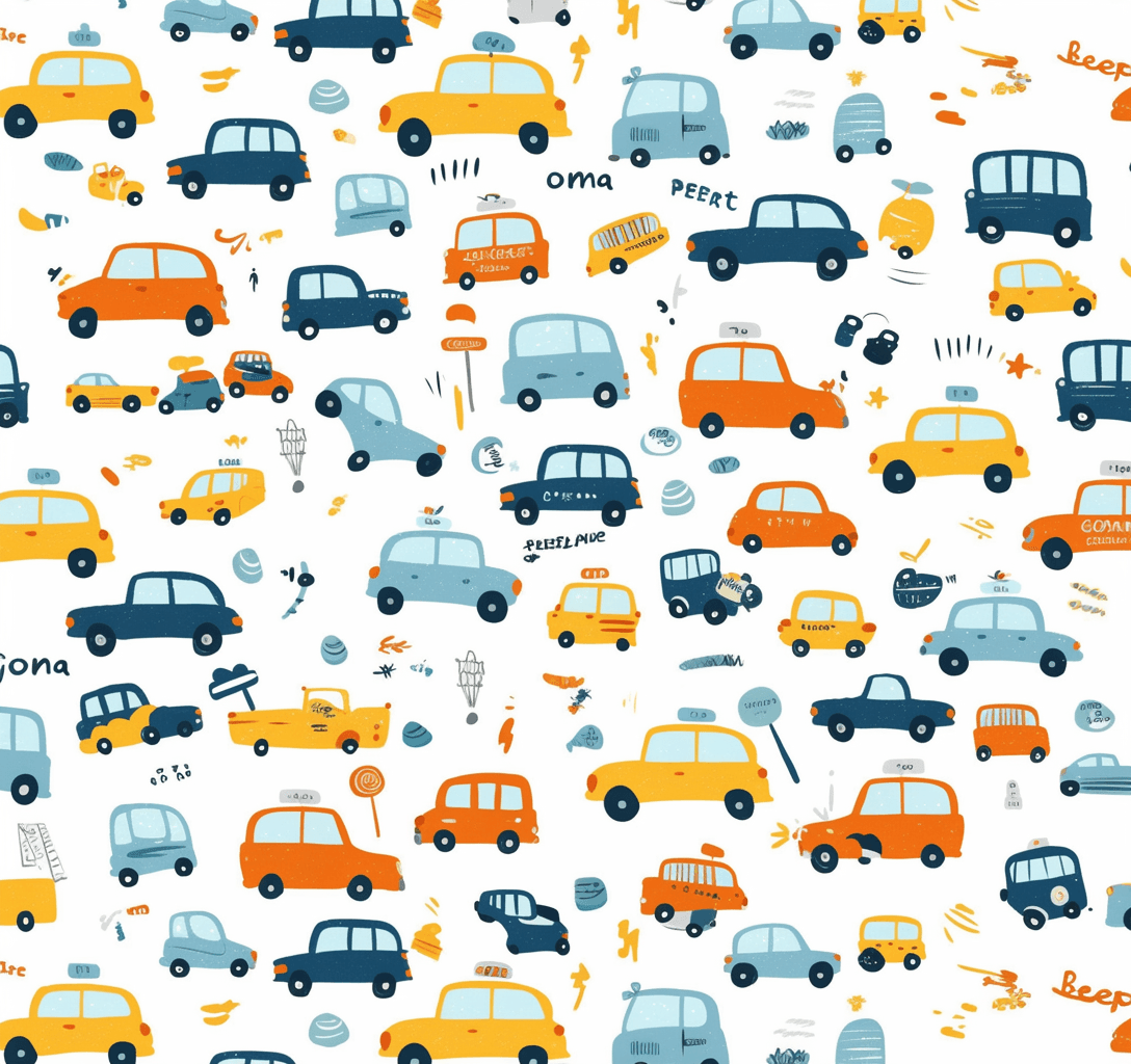 Car 257 original repeating artwork