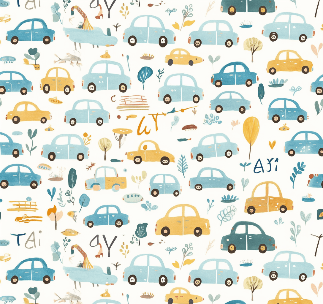 Car 419 original repeating artwork