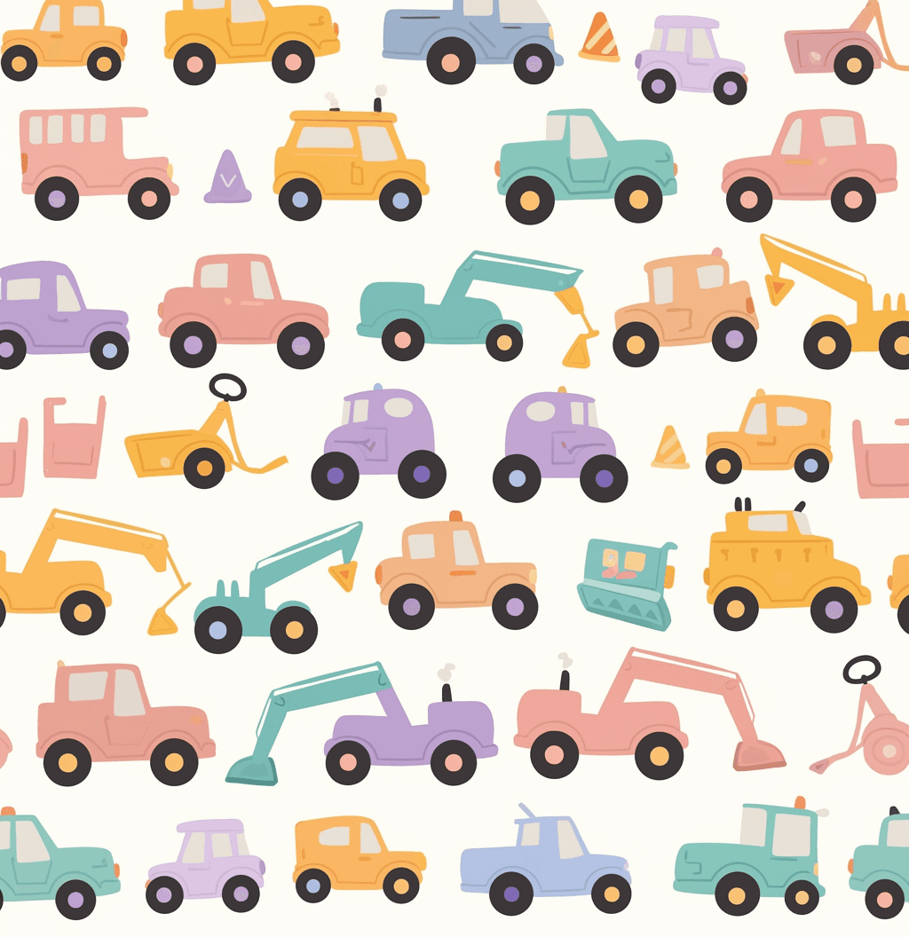 Digger Pop original repeating artwork