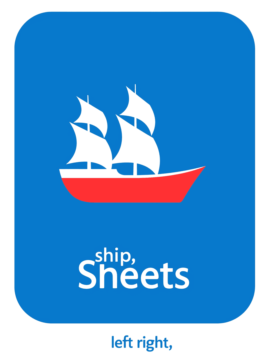 Sailboat Party original repeating artwork