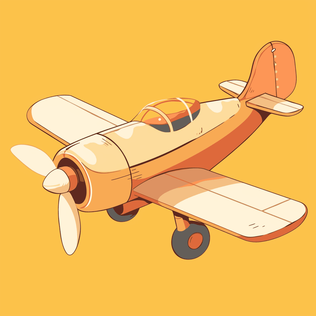 Airplane Loop original repeating artwork