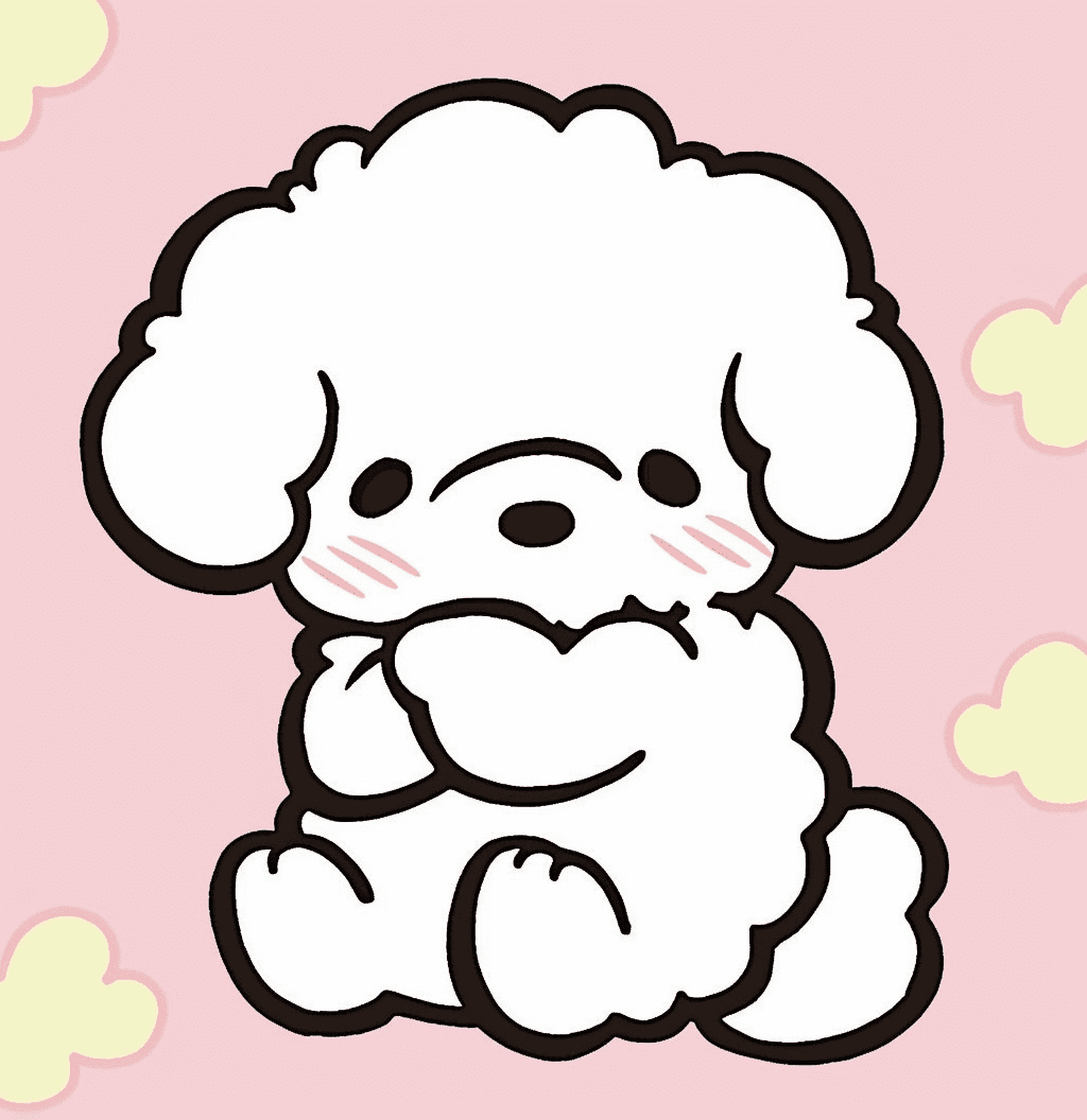 Puppy Series original repeating artwork