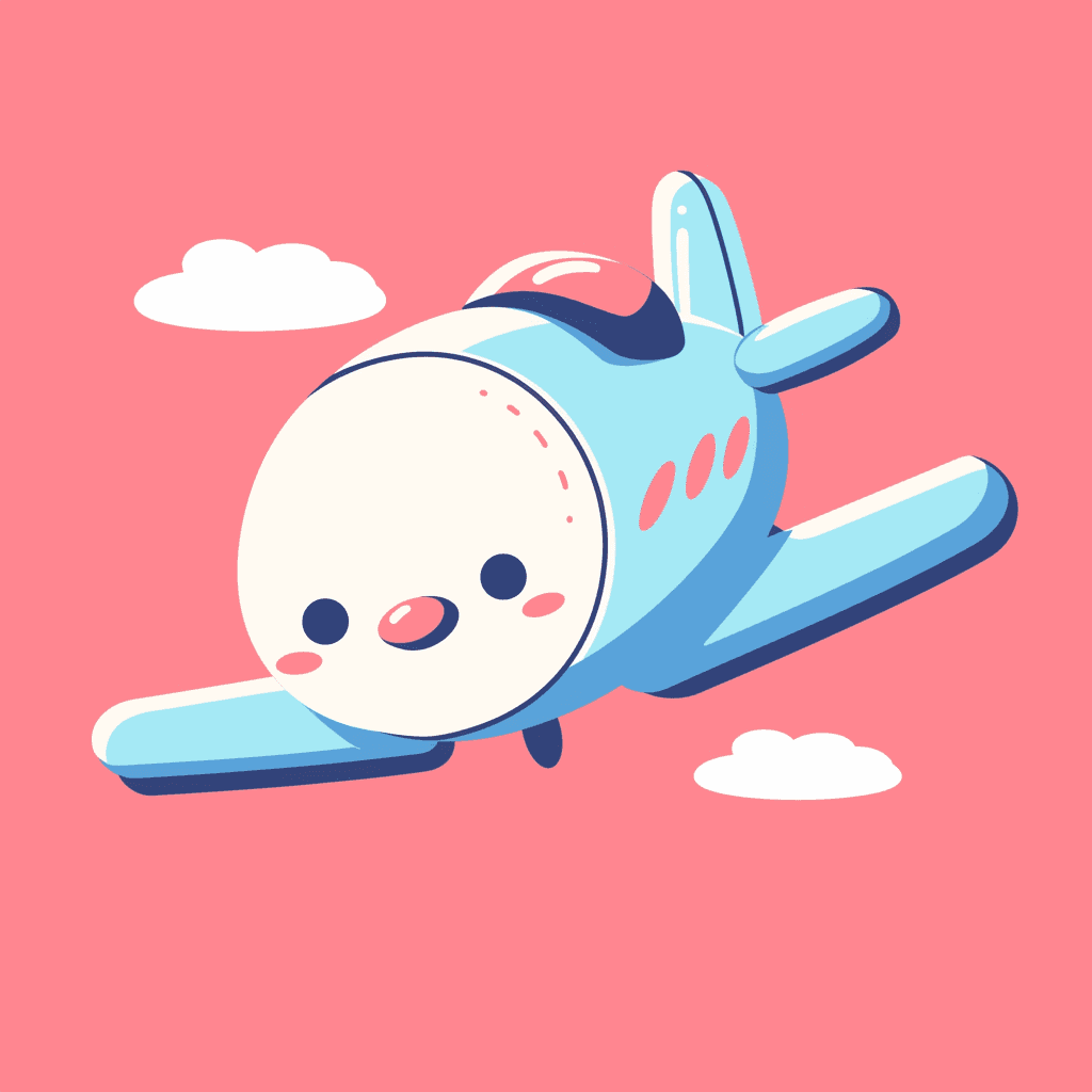 Airplane 104 original repeating artwork