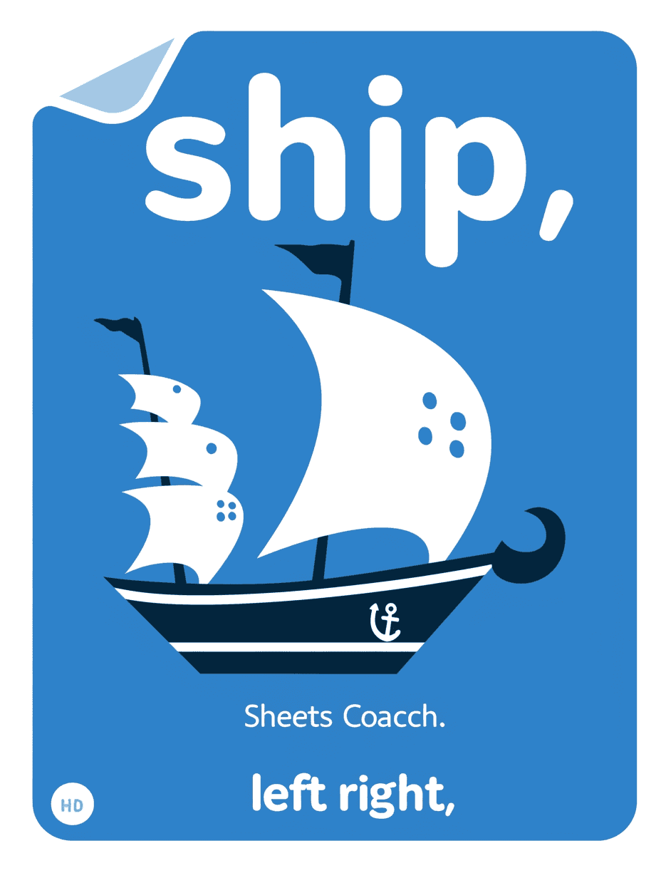 Boat Loop original repeating artwork