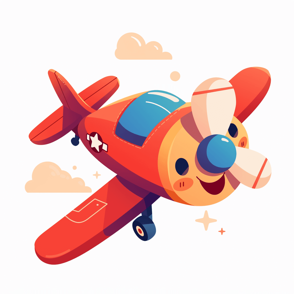 Airplane 344 original repeating artwork