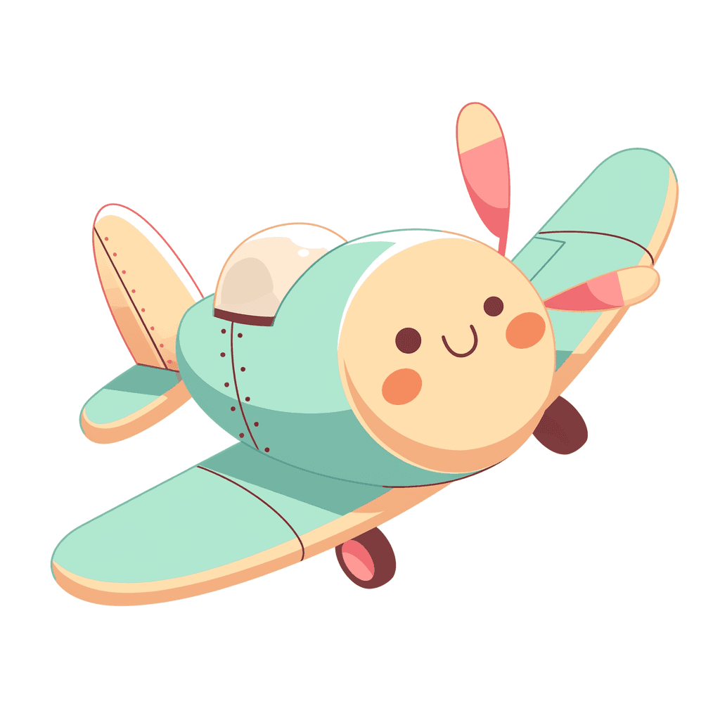 Airplane Bright original repeating artwork