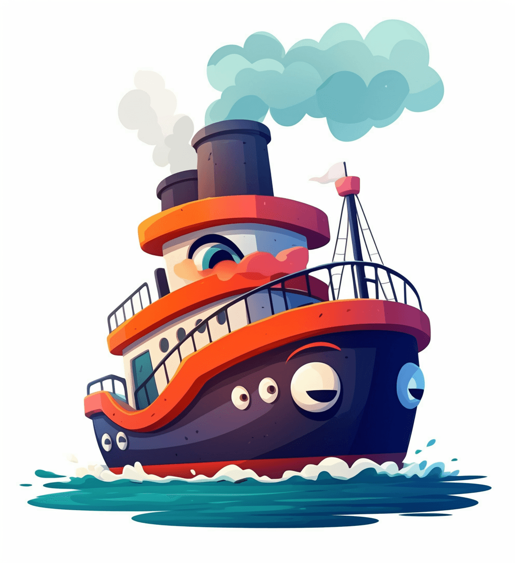 Boat Show original repeating artwork
