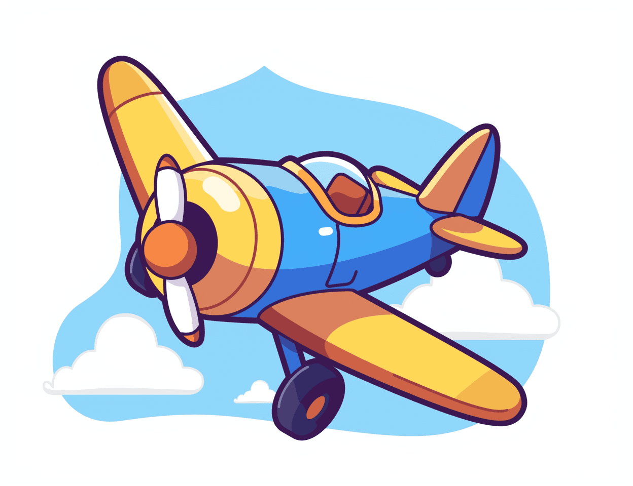 Airplane 053 original repeating artwork