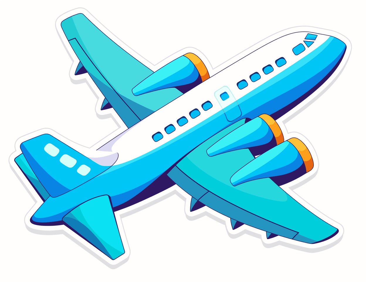 Airplane 012 original repeating artwork