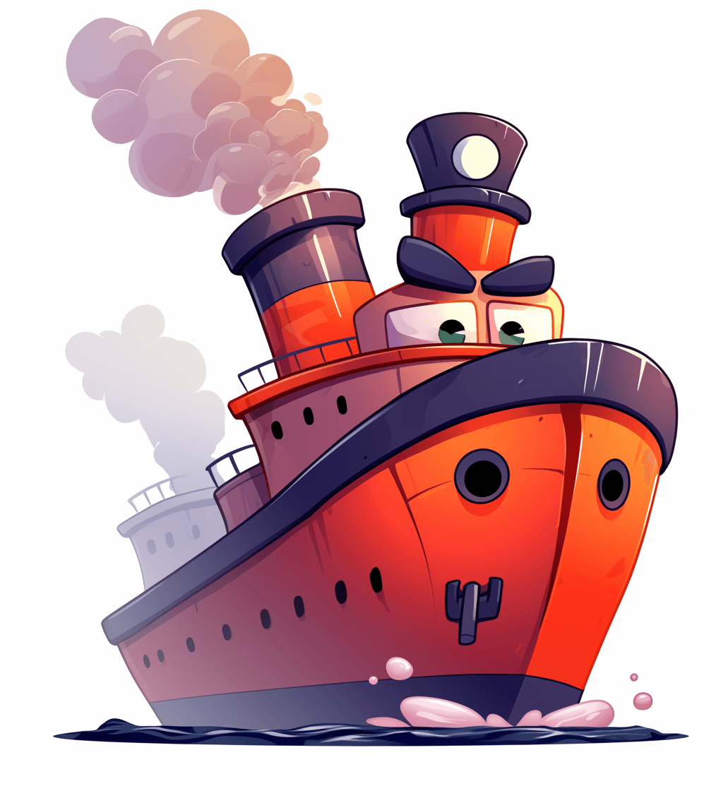 Boat Parade original repeating artwork