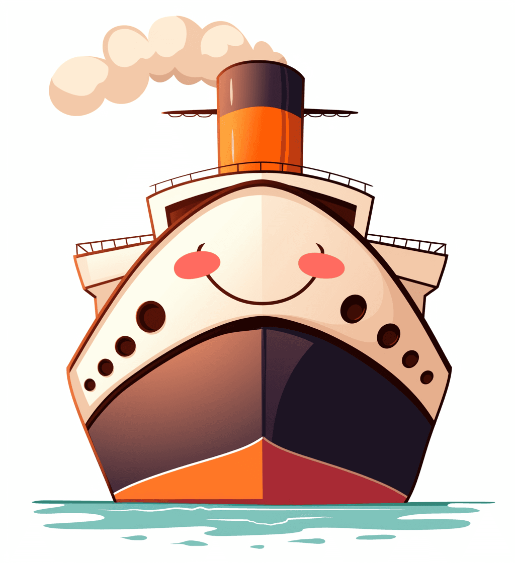 Boat original repeating artwork