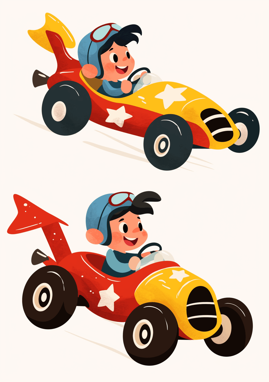 Car 492 original repeating artwork