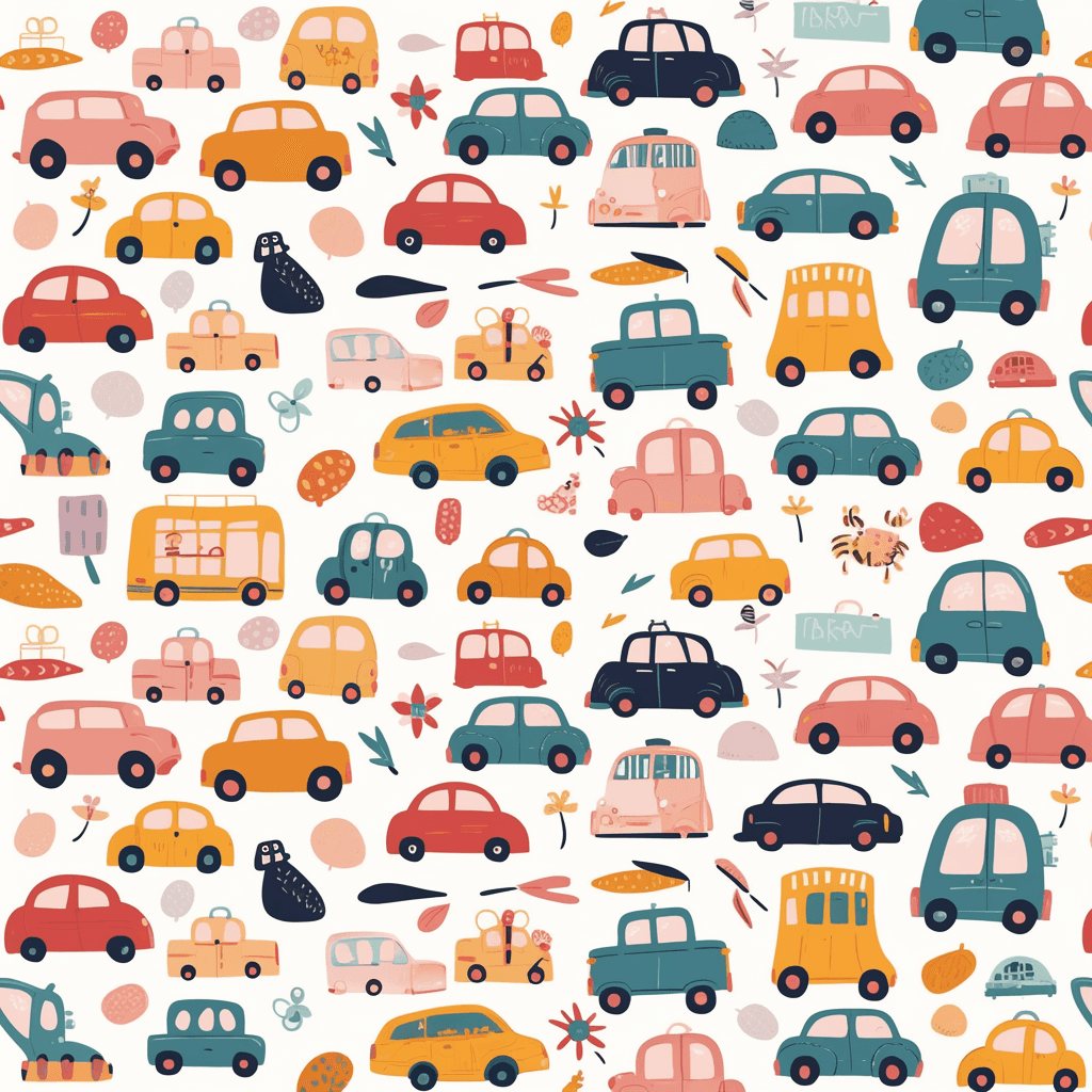Car 414 original repeating artwork