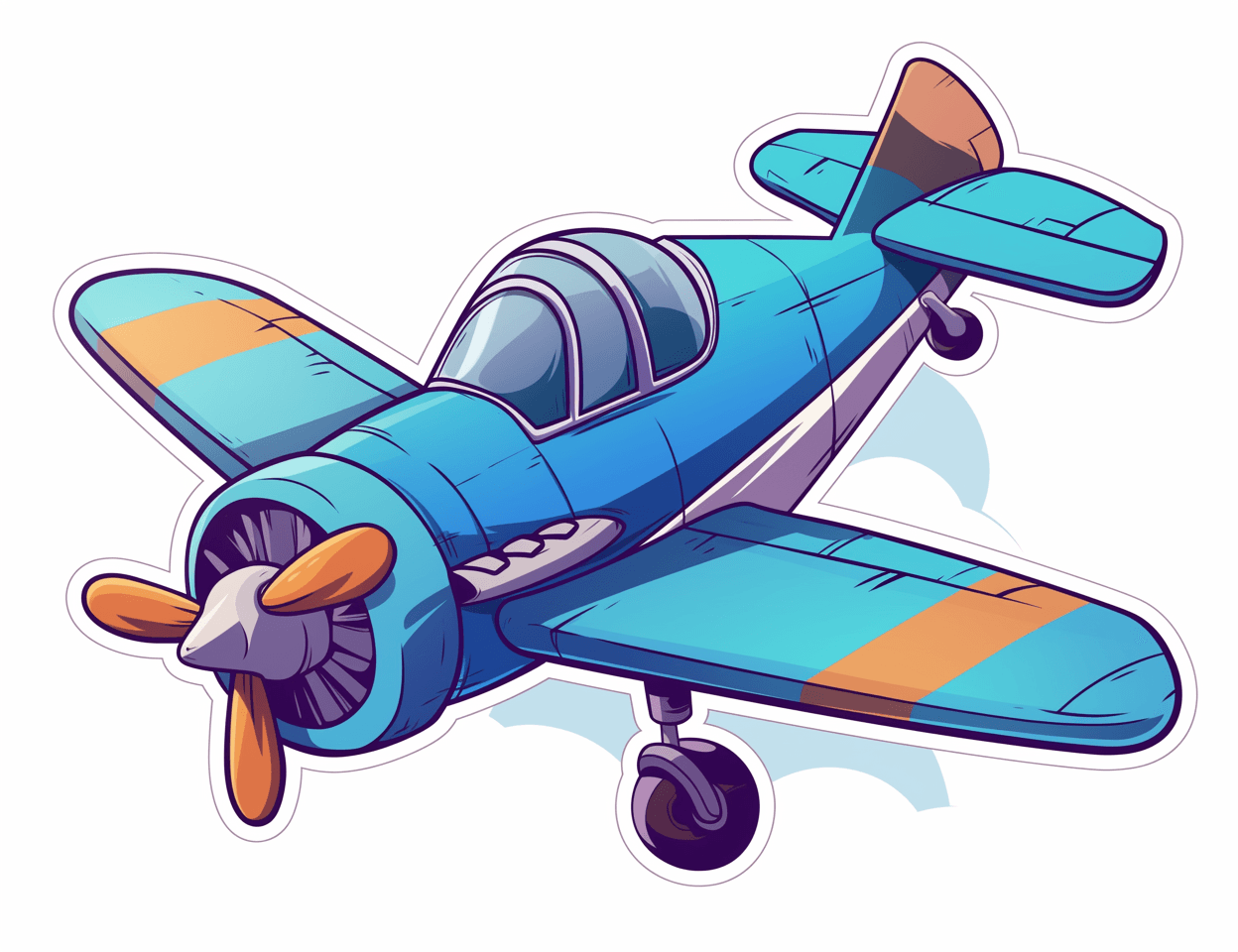 Airplane 019 original repeating artwork