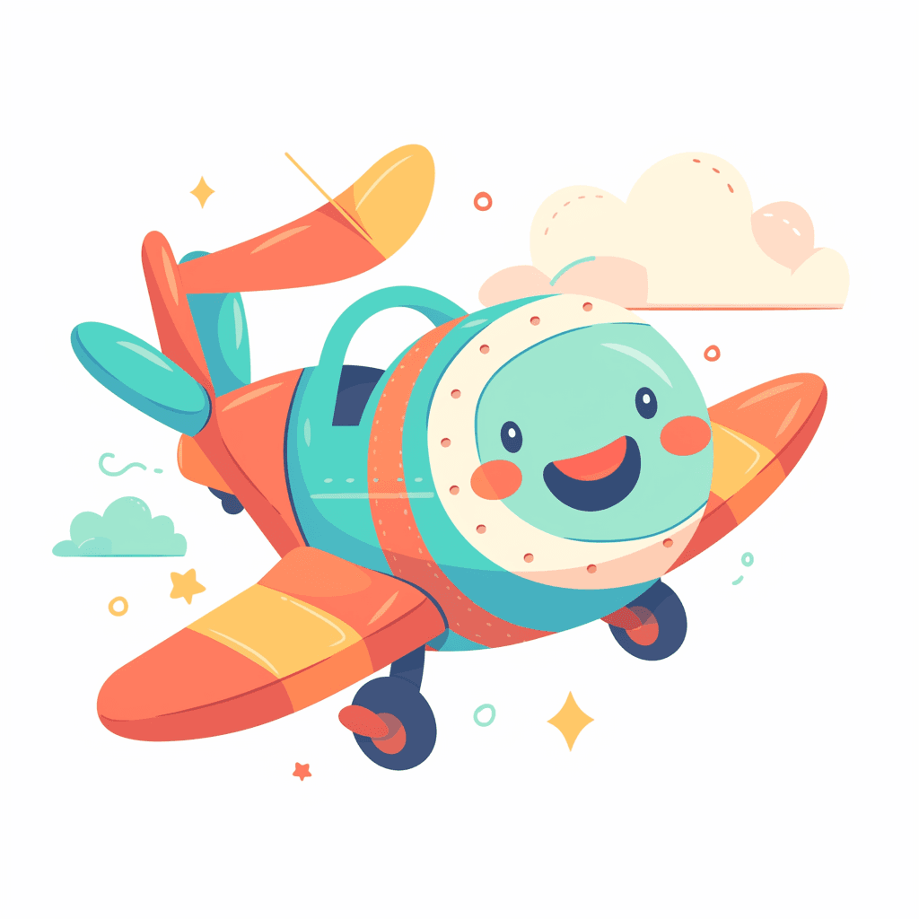 Airplane Spark original repeating artwork
