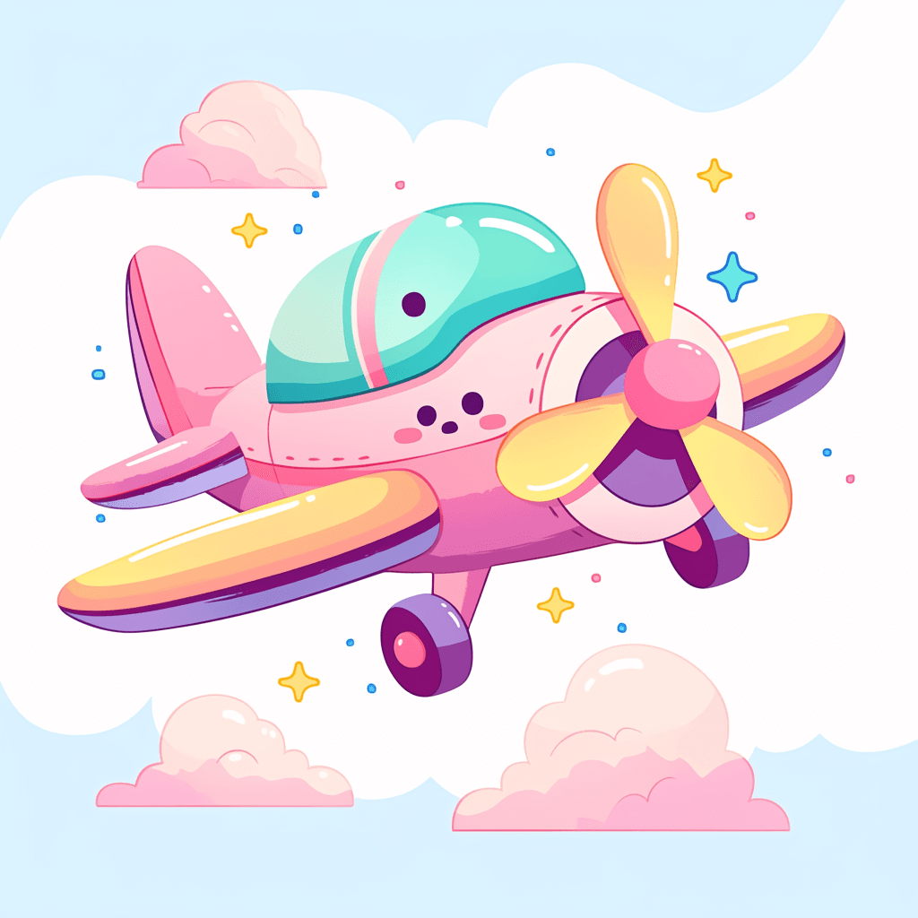 Airplane 097 original repeating artwork