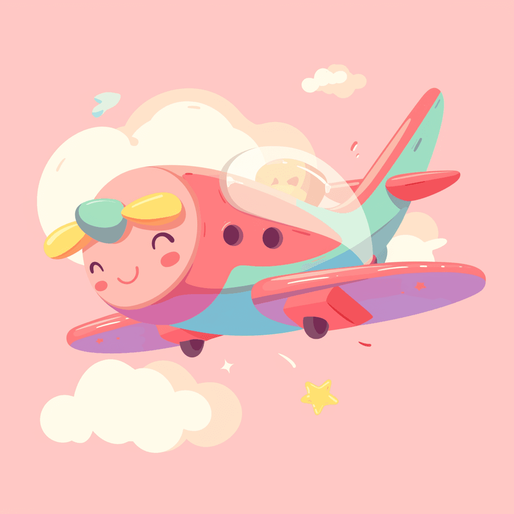 Airplane 388 original repeating artwork