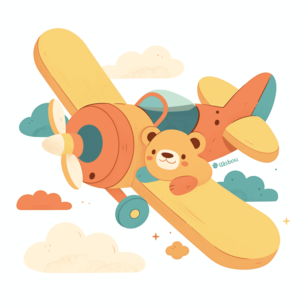 Airplane 062 original repeating artwork