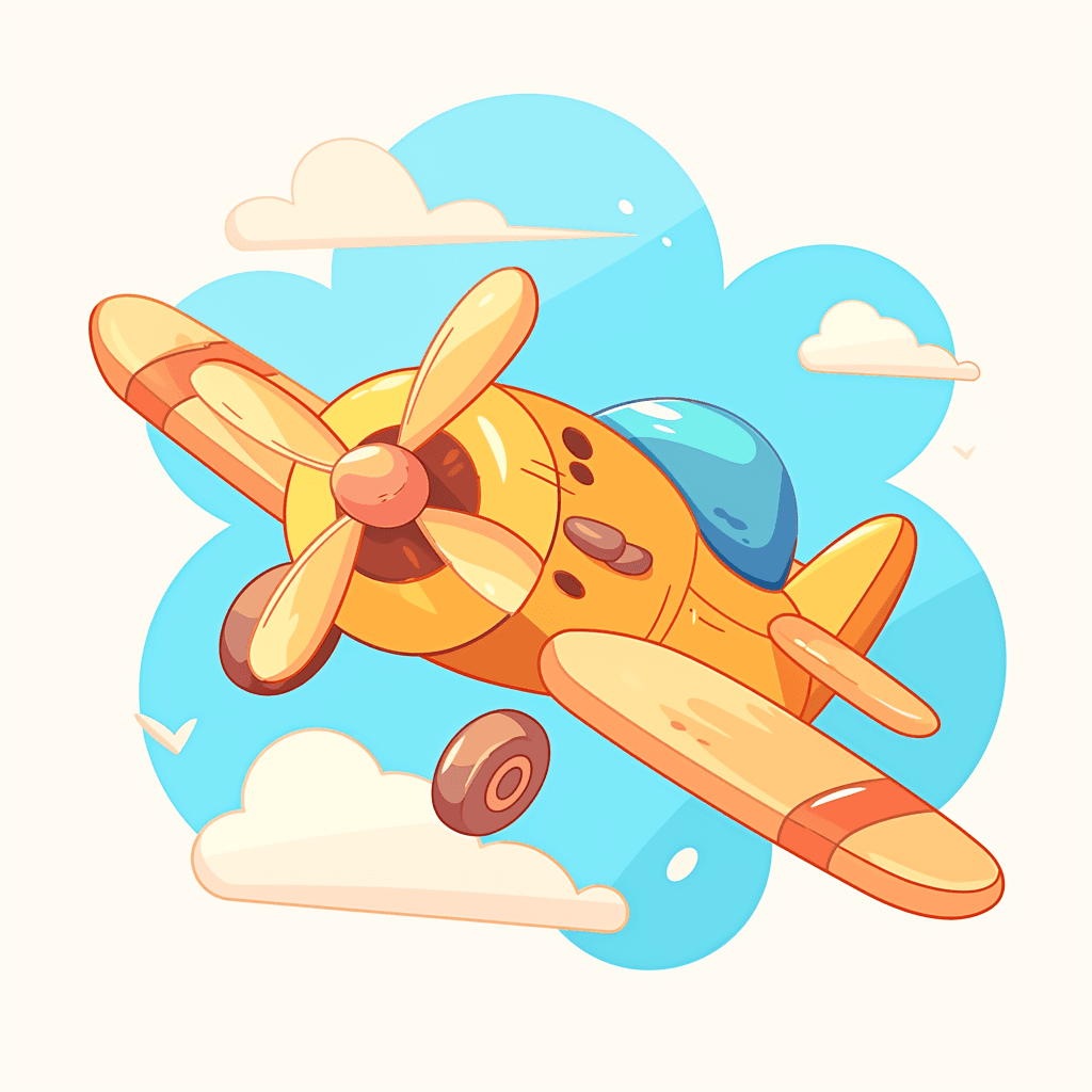 Airplane Ride original repeating artwork