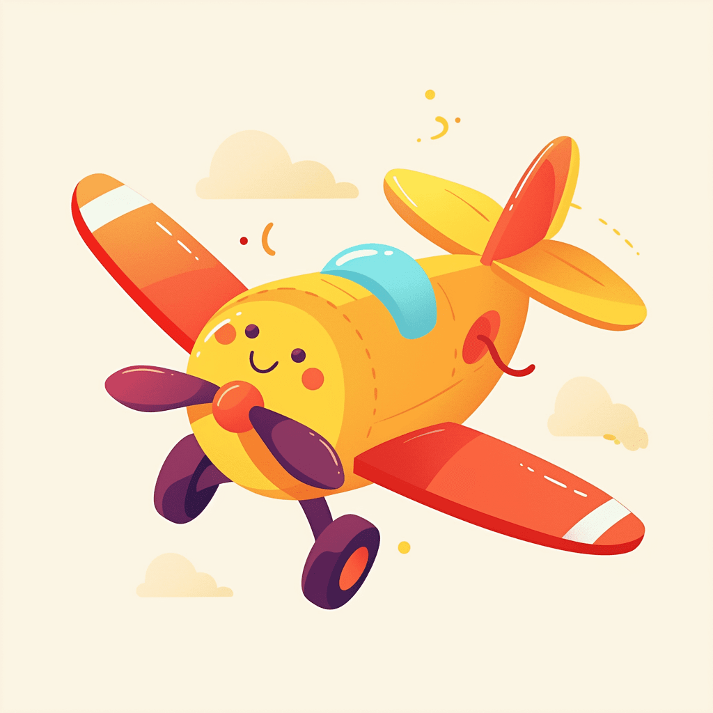 Airplane 312 original repeating artwork