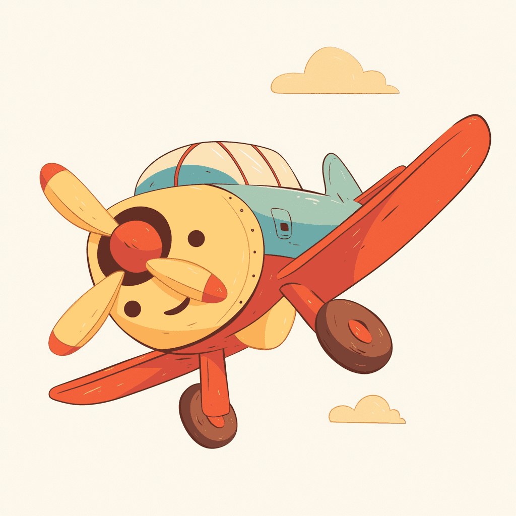 Airplane 016 original repeating artwork