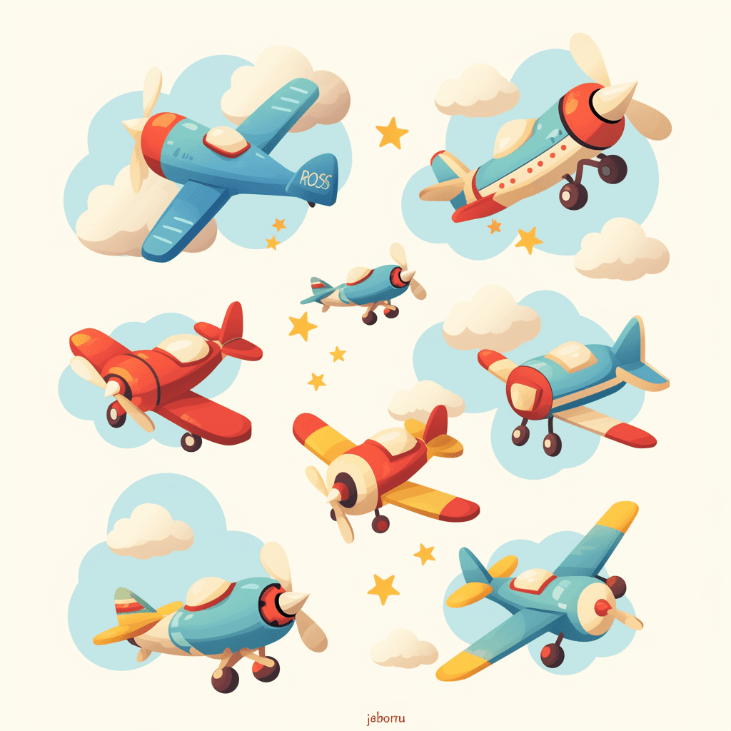 Airplane Tint original repeating artwork
