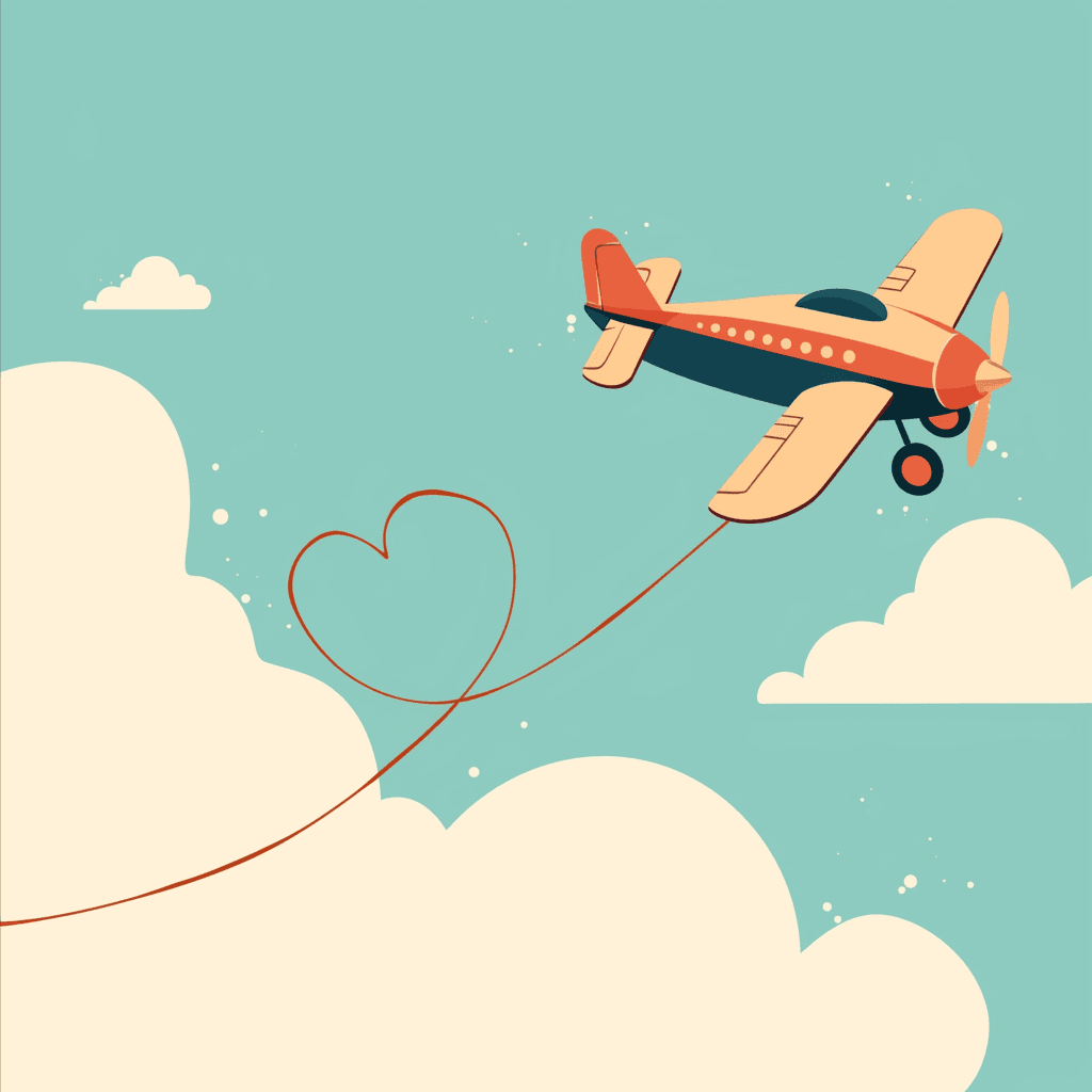 Airplane Zoom original repeating artwork