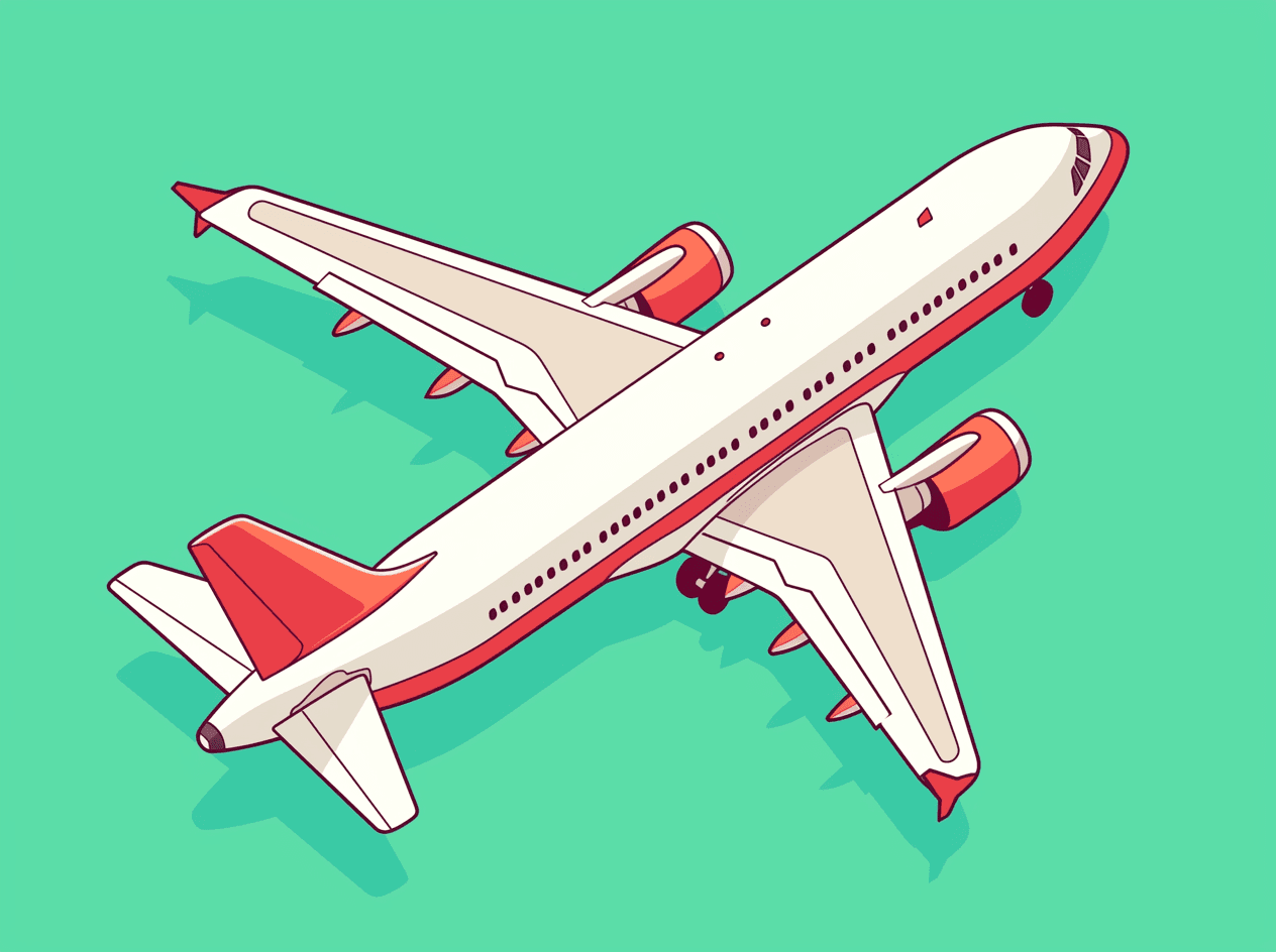 Airplane Daybreak original repeating artwork