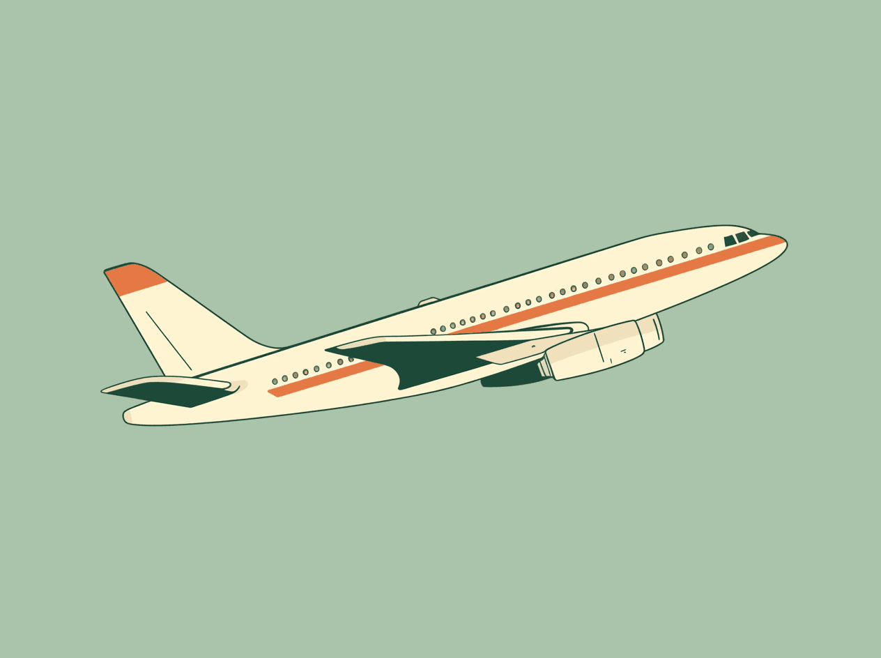 Airplane Duo original repeating artwork