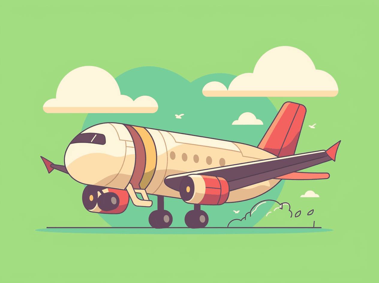Airplane Carnival original repeating artwork