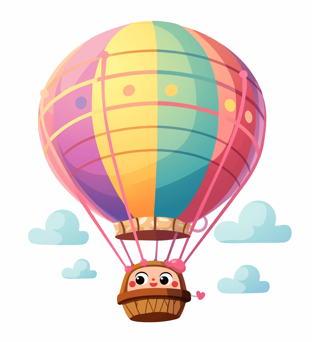 Hot Air Balloon 004 original repeating artwork