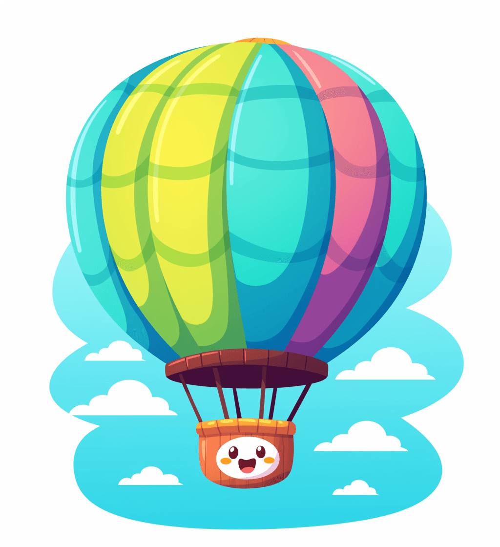 Hot Air Balloon 001 original repeating artwork