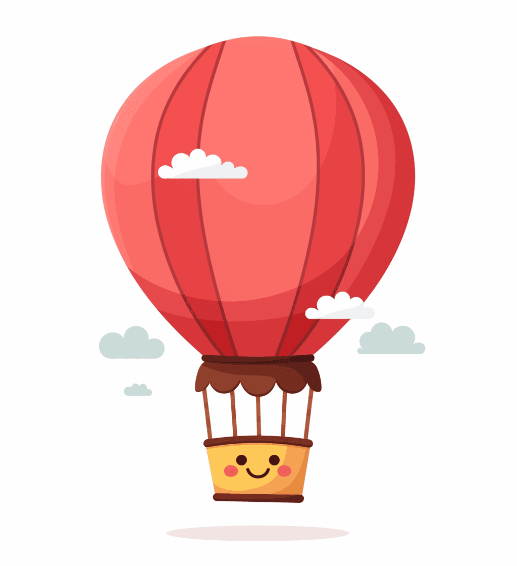 Hot Air Balloon Club original repeating artwork