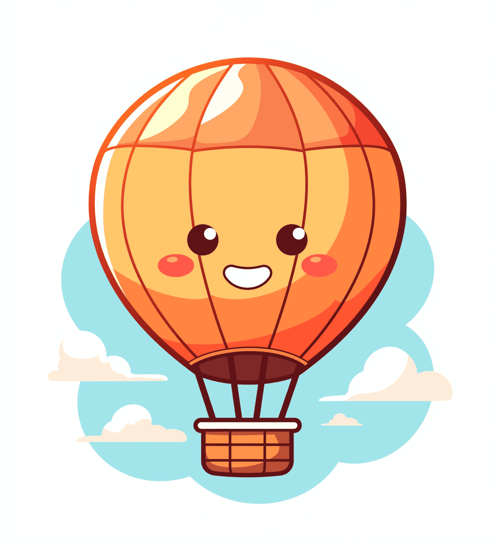 Hot Air Balloon Collective original repeating artwork
