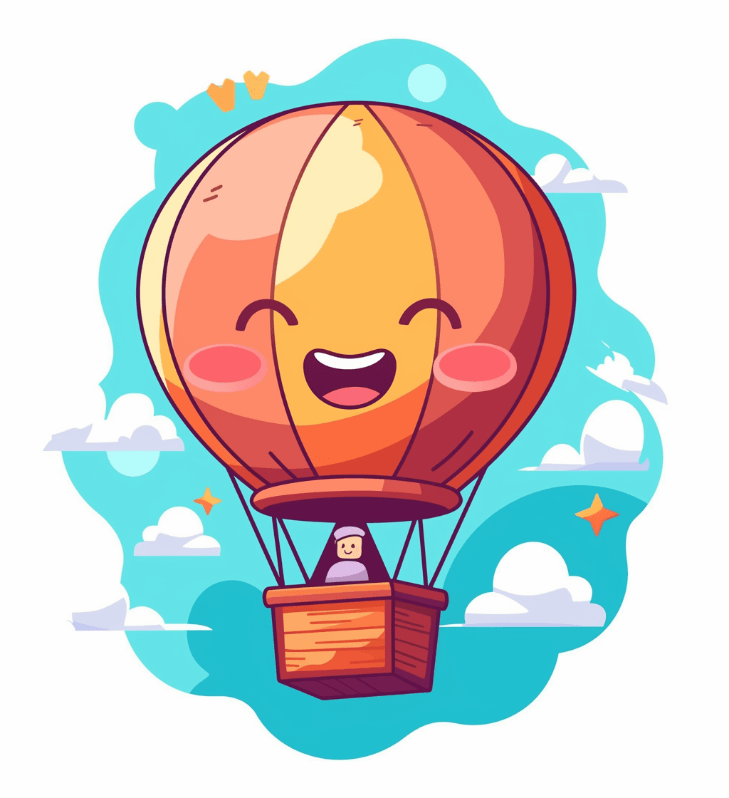 Hot Air Balloon 006 original repeating artwork
