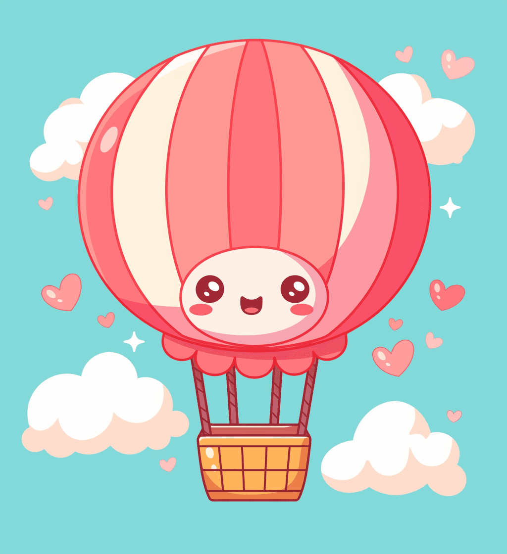 Hot Air Balloon 005 original repeating artwork