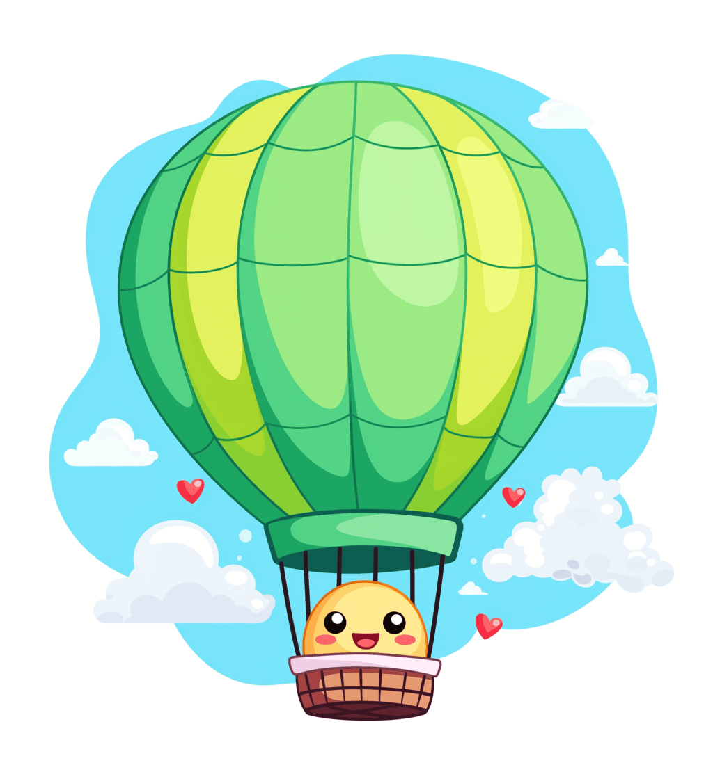Hot Air Balloon 003 original repeating artwork