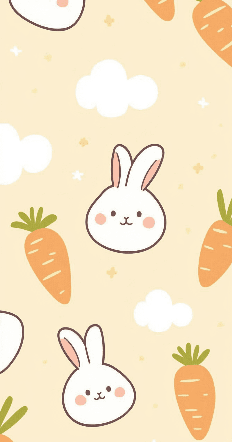 Bunny Onyx original repeating artwork