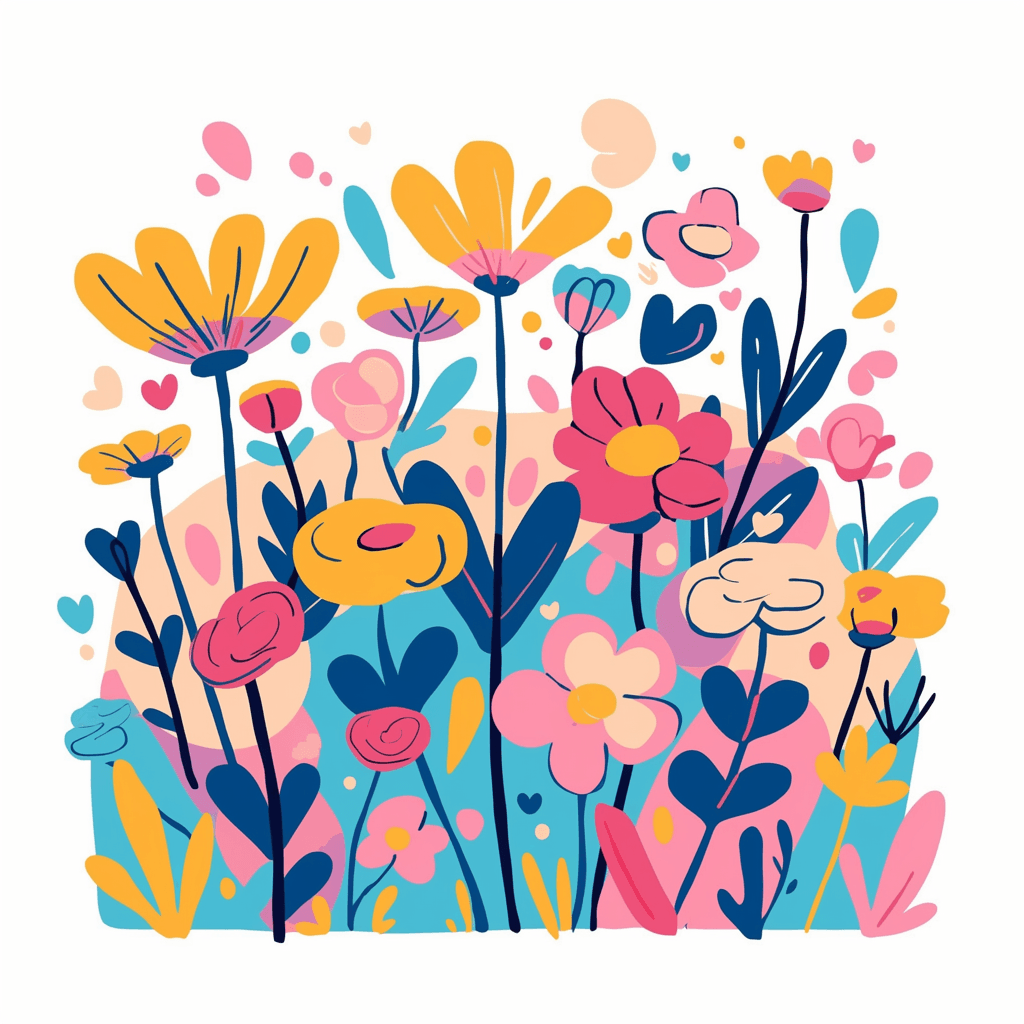 Blossom 886 original repeating artwork