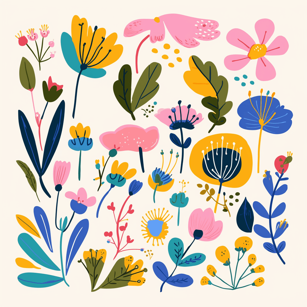 Blossom 1234 original repeating artwork