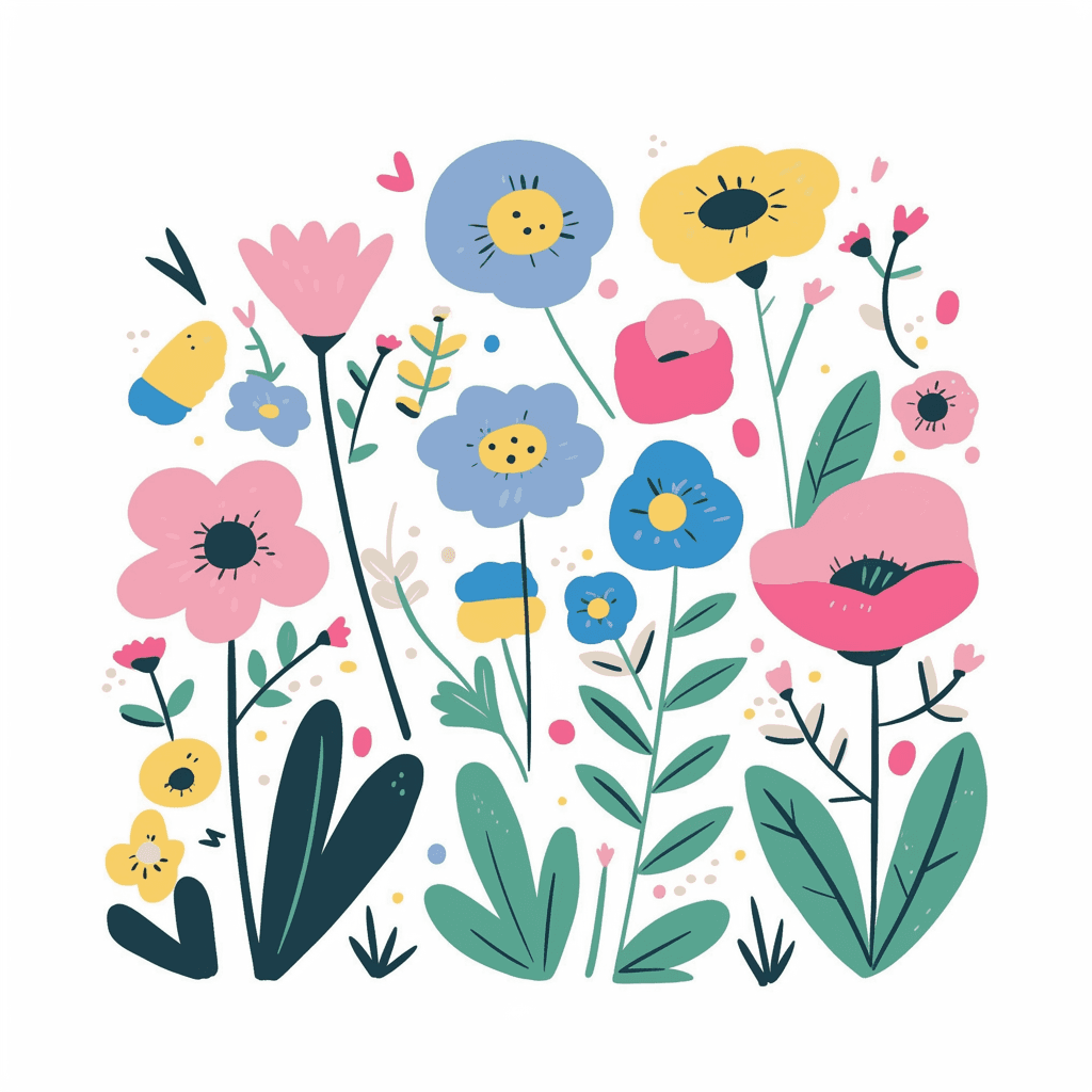 Blossom 1104 original repeating artwork