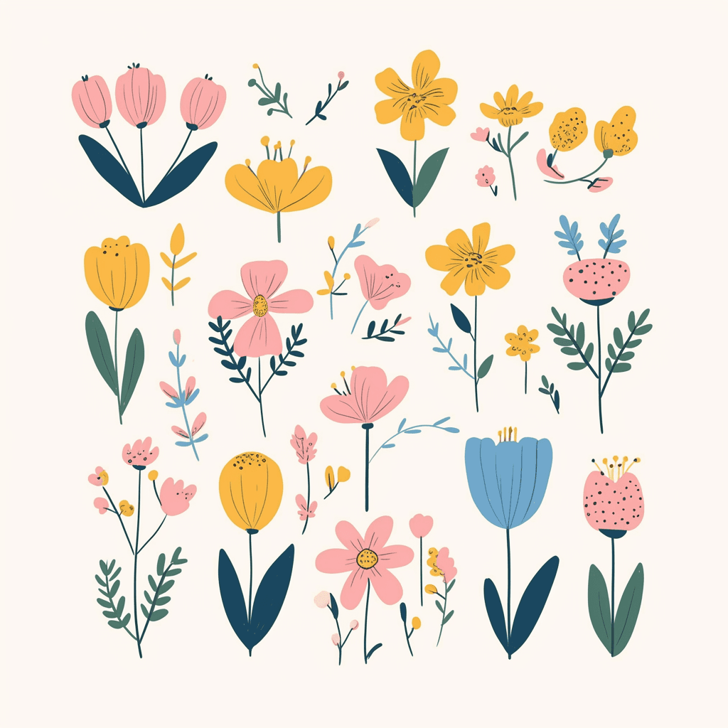 Blossom 1337 original repeating artwork