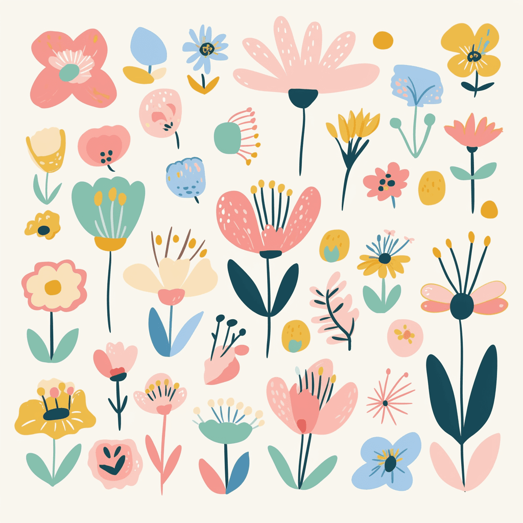 Blossom 757 original repeating artwork