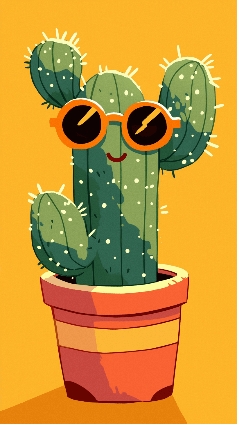 Cactus Festival original repeating artwork