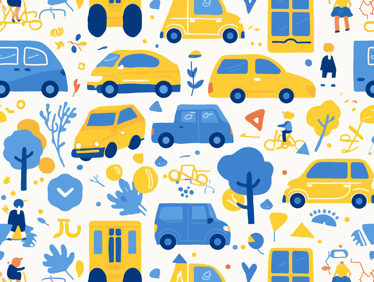 Car 505 original repeating artwork
