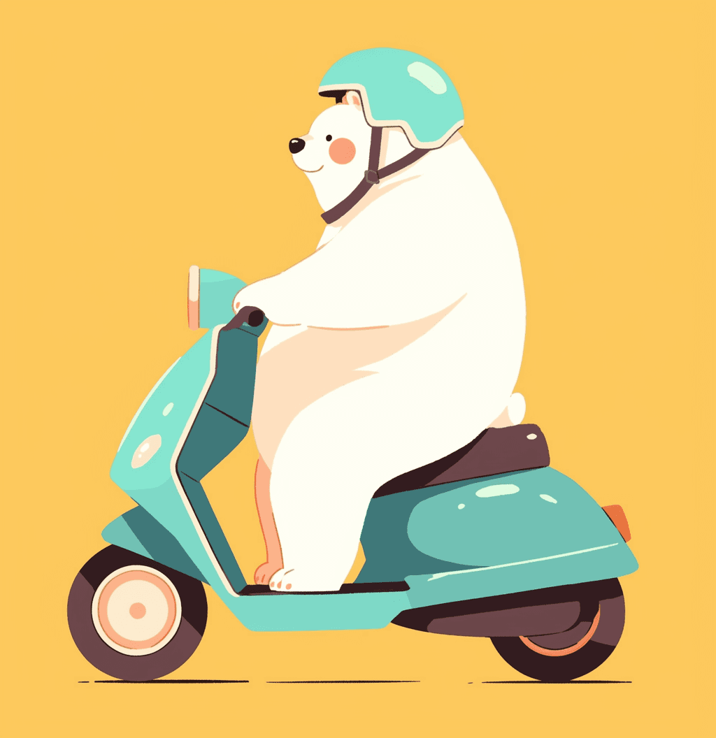 Scooter Sprint original repeating artwork