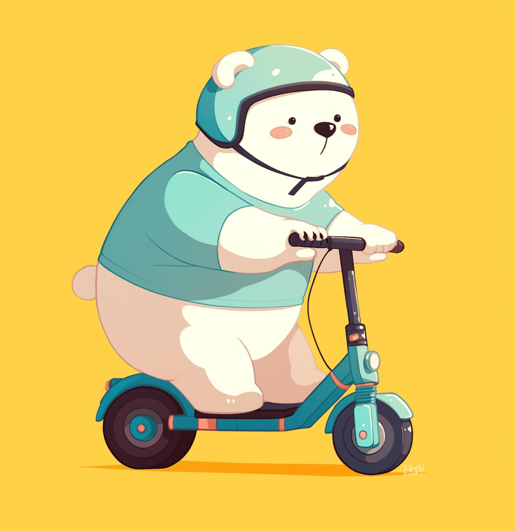 Scooter original repeating artwork