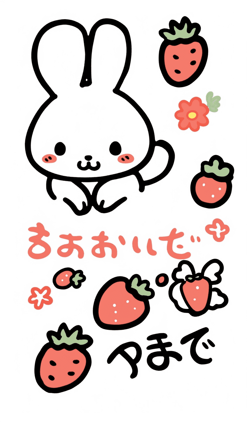 Bunny Bright original repeating artwork